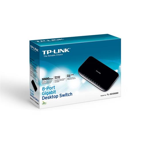 Tp-Link TL-SG1008D 8 Port 10-100-1000 Mbps Switch