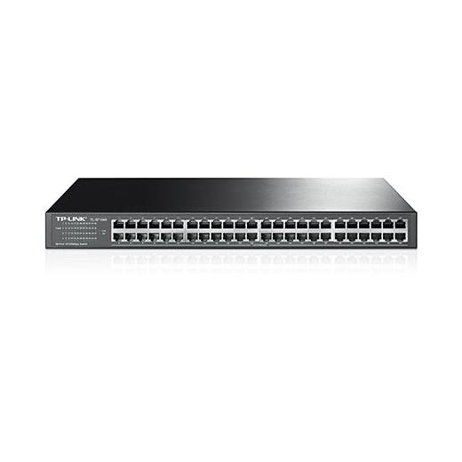 TP-Link TL-SF1048, 48 Port, 10/100M, Çelik Kasa, Rackmount Switch