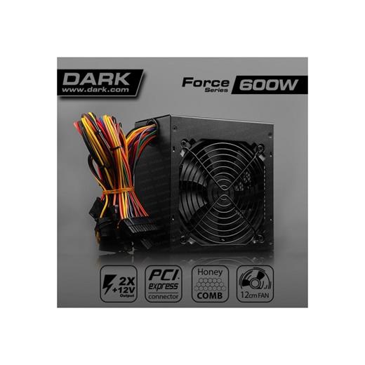 Dark Force 600W 3xSATA, 3xIDE 6+2Pin PCI-E Güç Kaynağı