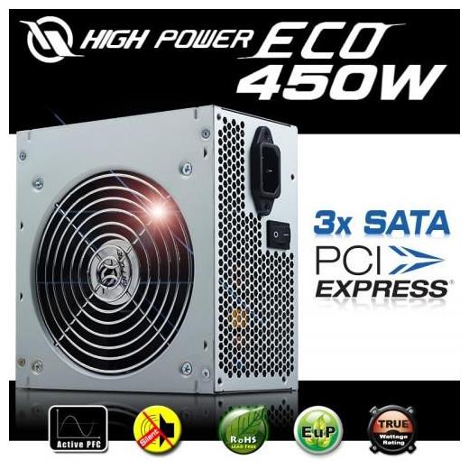 High Power ECO 450W Aktif PFC  Güç Kaynağı