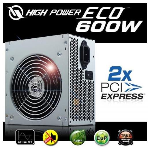 High Power ECO 600W Aktif PFC  Güç Kaynağı