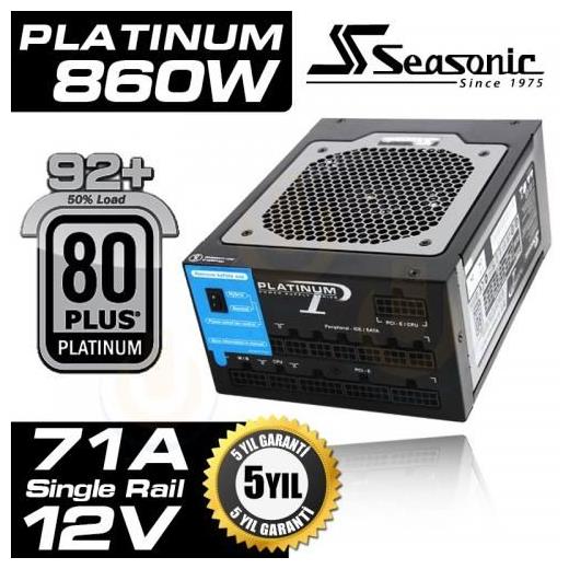 Seasonic 860W 80+Platinum Modüler Güç Kaynağı