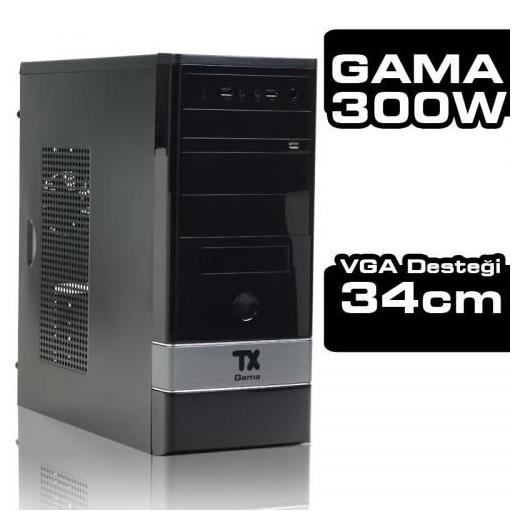 TX Gama 300W Mid Tower ATX Kasa