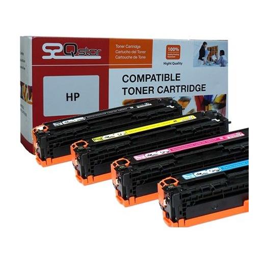 QStar Hp CB541A CF211A CE321A Mavi Toner