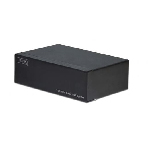 DS-42100 Digitus 4’lü VGA Video Çoklayıcı (4 Port VGA Splitter), 2048 x 1536 dpi, 350 MHz. videobant genişliği    