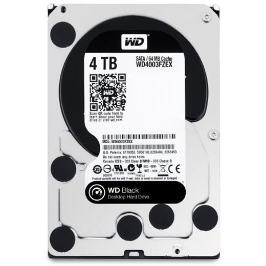 Wd 4TB WD4003FZEX 3,5inç 7200Rpm 64MB SATA3 Black