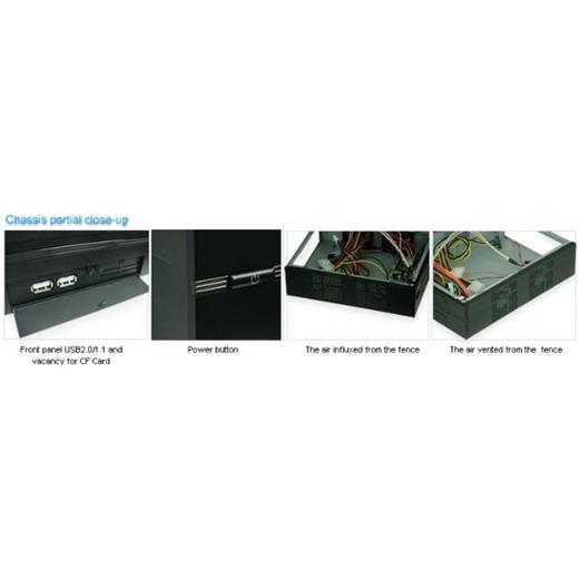 JETWAY JC-203-B SIYAH MINI ITX KASA