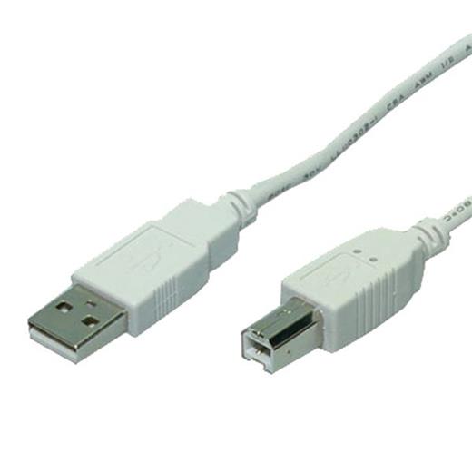 LogiLink CU0007 USB 2.0 Kablo, 2.0m USB 2.0,  2x Erkek, Gri, 2,0m