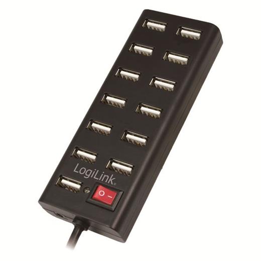 LogiLink UA0126 13 Port USB 2.0 Hub, Açma/Kapama Anahtarlı