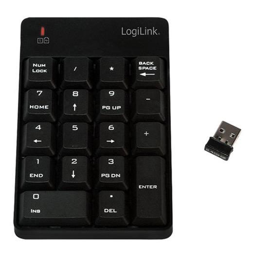 LogiLink ID0120 18 Tuşlu Kablosuz Nümerik Key Pad (Tuş Takımı)