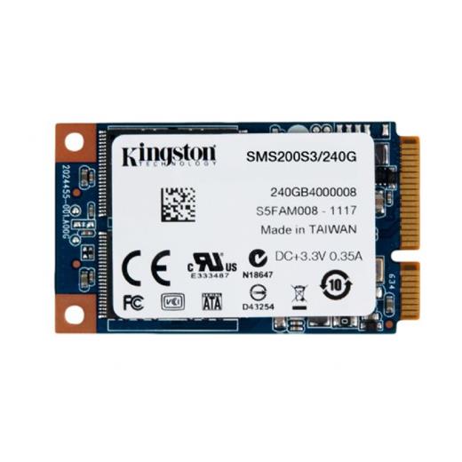 Kingston SMS200S3/240G, 240 GB, mSATA, Solid State Drive