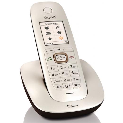 Gigaset CL540 Dect Telefon Pearly Beyaz/Kahverngi