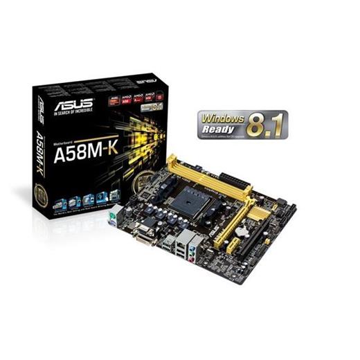 Asus A58M-K A58 FM2 DDR3-2400 MHz(OC) Anakart