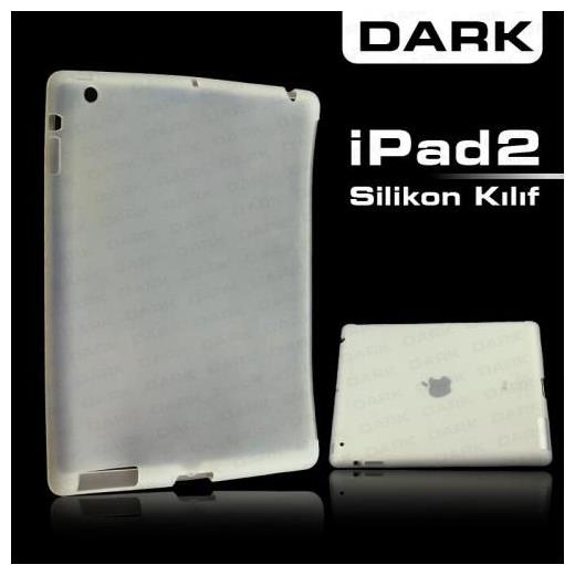 Dark Ipad2/3/4 Crystal Clear Şeffaf Smart Cover Uyumlu Silikon Kılıf