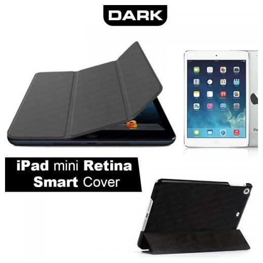 Dark Ipad Mini Retina Ön ve Arka Akıllı Deri Kılıf ve Stant