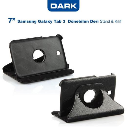 Dark 360 Derece Hareketli Yatay / Dikey Kullanılabilen Samsung Galaxy TAB3 7