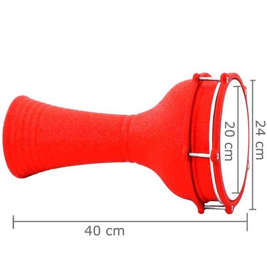 Darbuka Alüminyum Üzeri Desenli - DDA22RD