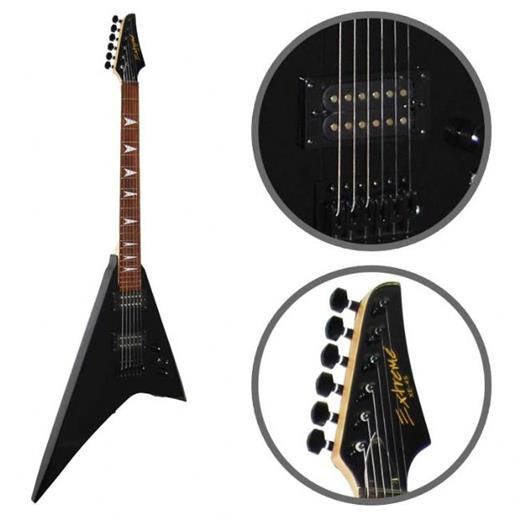 Gitar Elektro Extreme Flying V XE45BK