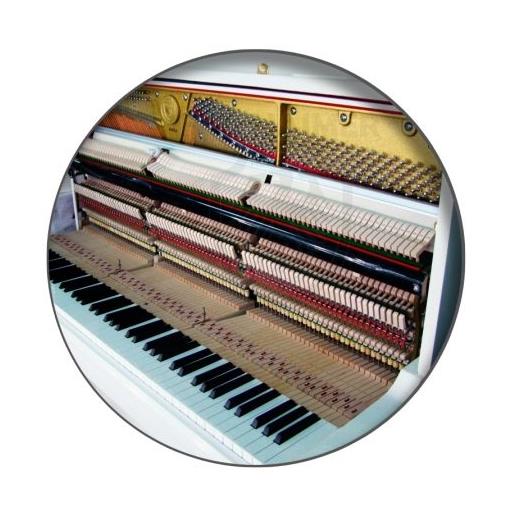 Piyano Konsol Hofhaimer Fildişi Beyazı HUP123IV1