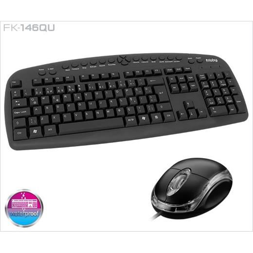 Frisby FK-146QU USB Klavye USB Mouse Set