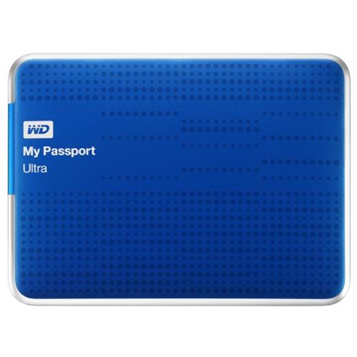 WD My Passport Ultra WDBMWV0020BBL-EESN, 2.5, 2 TB, USB 3.0, Mavi, Harici Sabit Disk