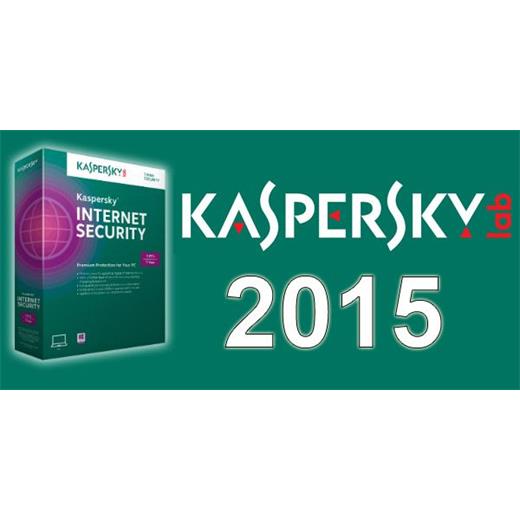 Kaspersky İnternet Security 2015 4 Kullanici1 Yil ( 2016 Upgrade )