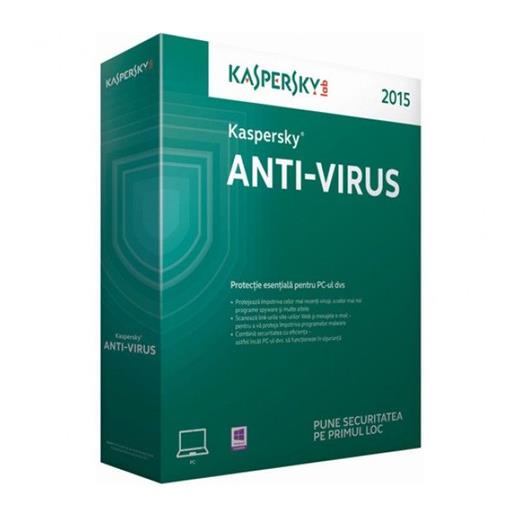 Kaspersky Antivirüs 2015 4 Kullanıcı 1 Yıl ( 2016 Upgrade )