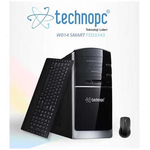 Technopc W014 Smart FD55545 Intel Core i5 450M 2.4GHz 4GB 1TB Masaüstü Bilgisayar