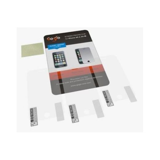 GoGo Iphone 3G/3GS Şeffaf Ekran koruyucu Film Seti