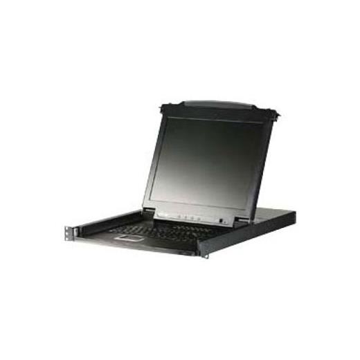 ATEN-CL1016MT Sürgülü Kasaya Sahip, 17" LCD Ekran, Türkçe Klavye ve Touchpad’i Bulunan 16 Port PS/2-USB KVM (Keyboard/Video Monitor/Mouse) Switch, Konsol Sayısı 1 (16 Port PS/2-USB Slideaway LCD KVM Switch)