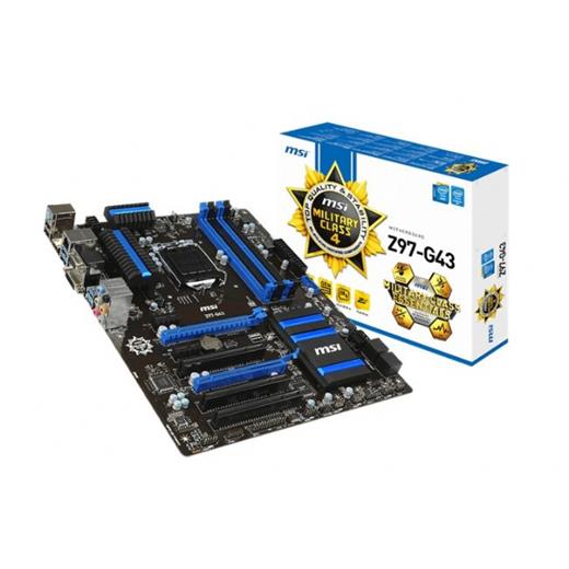 Msi Z97-G43 DDR3 Vga Dvi Hdmi GLan Sata3 Usb3.0