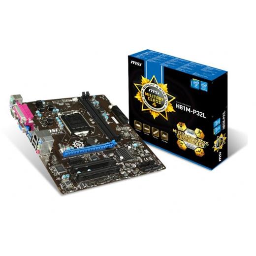 Msi H81M-P32L DDR3 Vga Usb3.0 Com Lpt