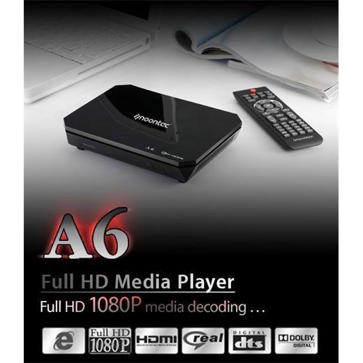NOONTEC A6 FULL HD 1080P DTS BITTORENT DESTEKLI MEDIA PLAYER VE 500GB DISK (Hdmi KABLO HEDIYELI)