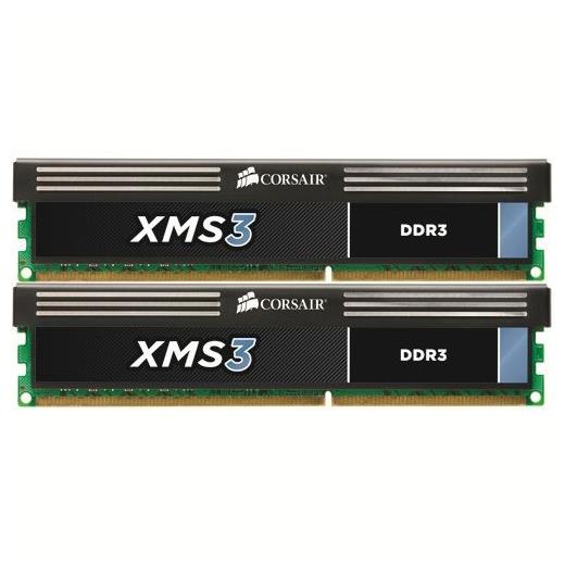 Corsair CMX8GX3M2A1600C9 8GB (2X4GB) XMS3 DDR3-1600MHZ CL9  DUAL (9-10-9-27)