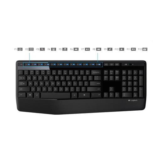 LOGITECH 920-006514 MK345 Kablosuz Q Trk Siyah Multimedya Klavye Mouse Set