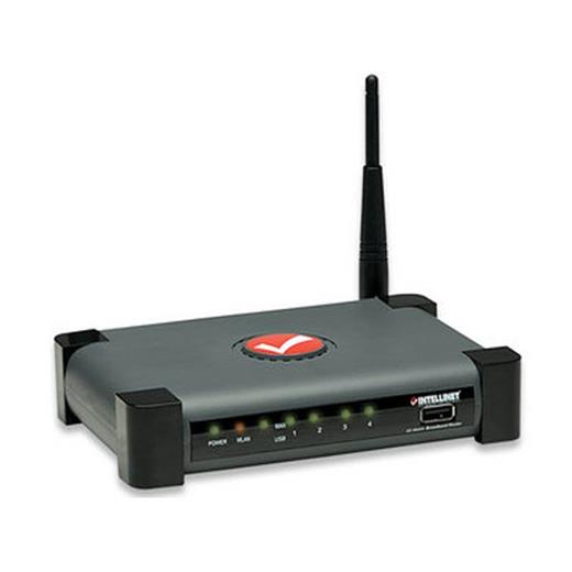 Intellinet 524940 Kablosuz 150N 3G Router 150 Mbps, 3G, 4-Port 10/100 Mbps LAN Switch