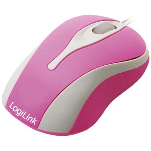 LogiLink ID0021 Mini USB Optik Mouse, Pembe