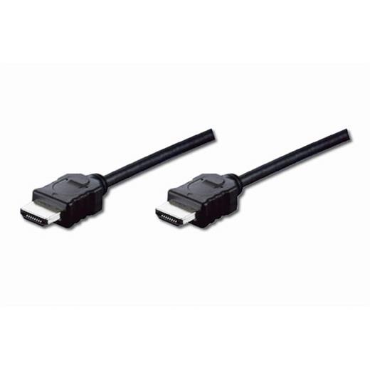 AK-330114-030-S Hdmi High Speed with Ethernet Bağlantı Kablosu (Hdmi 1.4), 1080p, Hdmi Tip A Erkek - Hdmi Tip A Erkek, 3 metre, AWG32, gold flash kaplama, siyah renk