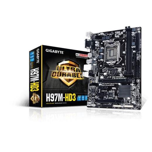 Gigabyte H97M-HD3 Intel 1150P DDR3 S+V+GL mATX
