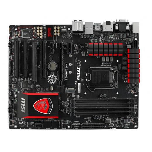 Msi H97-Gaming 3 DDR3 Vga Dvi Hdmi Killer Usb3