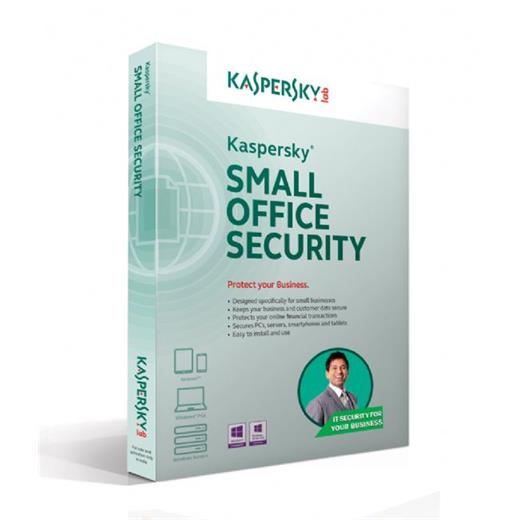 KASPERSKY Small Office Security 3yıl 1server + 10kullanıcı + 10 mobil cihaz