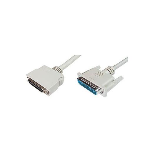 AK 706 1.8M IEEE 1284 Bi-Directional (Çift Yönlü) Yazıcı Kablosu, DB25 Erkek - Mini Cent36 Erkek, 1.80 metre