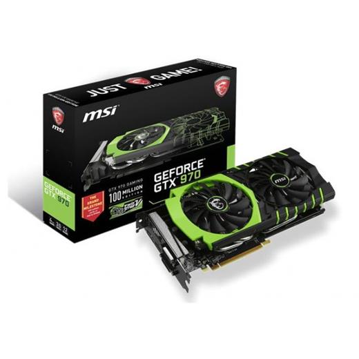 Msi GTX 970 Gaming 100ME, Geforce GTX 970, 4GB, GDDR5, 256 Bit, Ekran Kartı