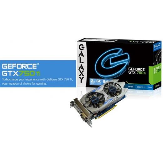 GALAXY GTX750TI GC, 2GB, GDDR5, 128 Bit, Ekran Kartı - 75IPH8DV9JXZ