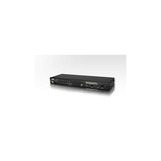 ATEN-CS1716A 16 Port PS/2-USB KVMP™ (Keyboard/Video Monitor/Mouse) Periferi Switch, 1 portlu USB (1.1) Hub, OSD fonksiyonlu, Kabin Tipi, KVM bağlantı kablosu ilave olarak temin edilmelidir 