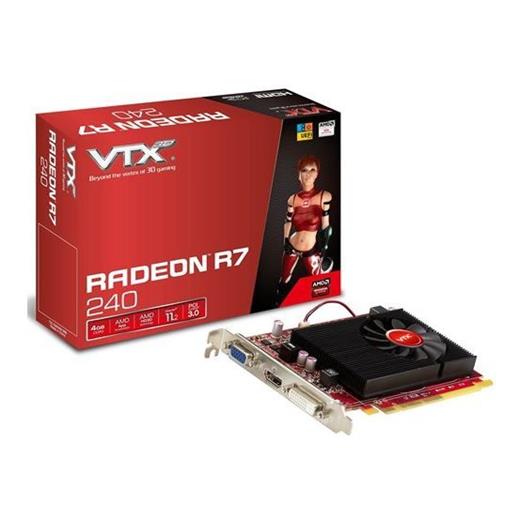 VTX Radeon R7 240, 4 GB, 128 Bit, Ekran Kartı