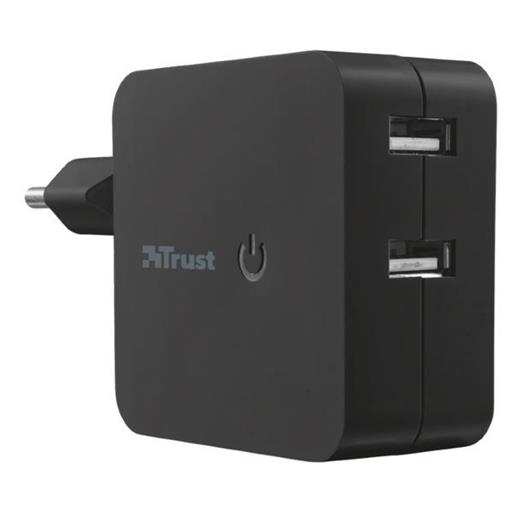 Trust Çift USB li Duvar Şarj Cihazı 2.4A