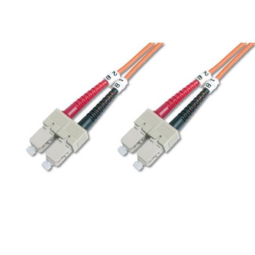 DK-2522-03 Digitus SC-SC Fiber Optik Patch Kablo, 3 metre, Multimode, Duplex, 50/125