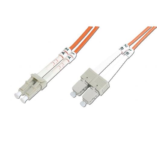 BC-FO-5LCSC-20 Beek LC-SC Fiber Optik Patch Kablo, 20 metre, Multimode, 3.0mm Duplex, 50/125, OM 2, LSZH