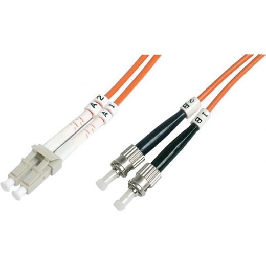 BC-FO-5LCST-03 Beek LC-ST Fiber Optik Patch Kablo, 3 metre, Multimode, 3.0mm Duplex, 50/125, OM 2, LSZH